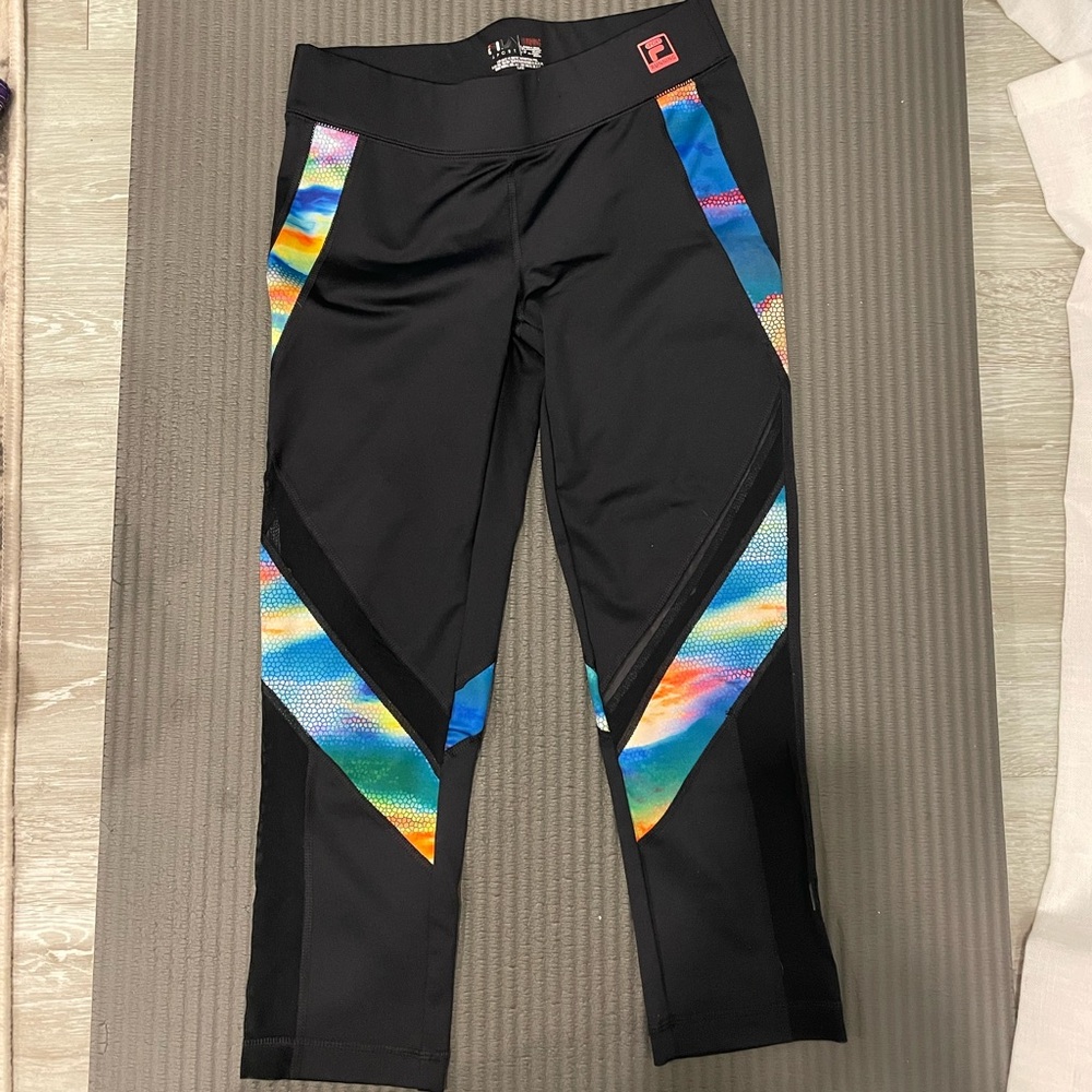 Fila Black Running Leggings